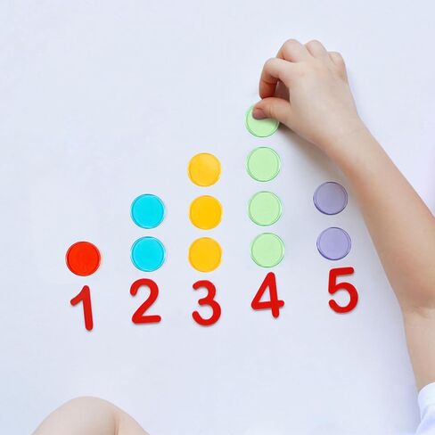 Sukh 500pcs Bingo Chips for Bingo Games Colored Bingo Markers Chips Loteria Mexican Bingo Fichas De Bingo Plastic Poker Chips Pokeno Board Game Transparent Math Counters Game Pieces for Classroom in Saudi Arabia