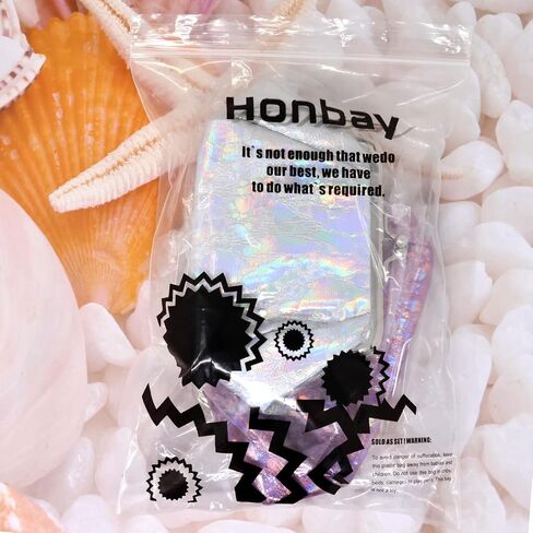 Honbay 2PCS Large Capacity Laser Coin Purse Kiss Lock Change Purse Fashion Trinkets Pouch Hologram Women Wallet Holographic Small Makeup Bag Iridescent Clutch Purse in Saudi Arabia