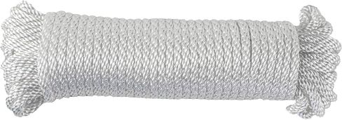 حبل بوليستر داكرون متين من SGT KNOTS - الرطوبة، الزيت، الأشعة فوق البنفسجية، مقاوم للعفن للقوارب، المرساة، السحب، خطوط الإرساء، خط هوائي (3/16 بوصة × 50 قدم، أبيض) in Kuwait