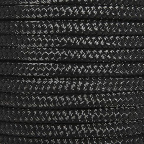 NovelBee 1/2 Inch X 300 Feet Double Braid Nylon Anchor Line with Stainless Steel Thimble and Plastic Chuck in Saudi Arabia