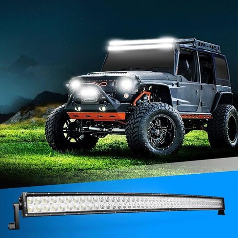 Nilight 22" 120w LED Light Bar Flood Spot Combo Work Light Driving Lights Fog Lamp Offroad Lighting for SUV Ute ATV Truck 4x4 Boat,2 Years Warranty in Saudi Arabia