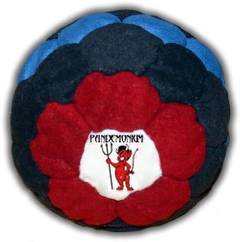 Pandemonium Footbag Nico Bolas 42 Panels Hacky Sack pro Bag 100% Iron Filled weigthed at 60g in Saudi Arabia
