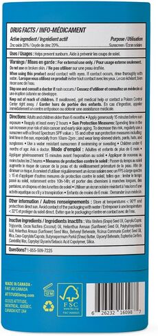 ATTITUDE Mineral Face Sunscreen Stick for Kids, SPF 30, EWG Verified, Plastic-Free, Broad Spectrum UVA/UVB Protection with Zinc Oxide, Dermatologically Tested, Vegan, Unscented, 0.7 Ounce in Saudi Arabia