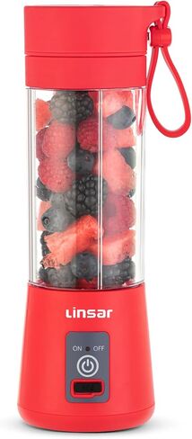 Portable Blender (Black) for Shakes and Smoothies with Durable Stainless Steel Blades for Powerful Blending Performance, USB Rechargeable for Office, Gym, Kitchen and travel in Saudi Arabia