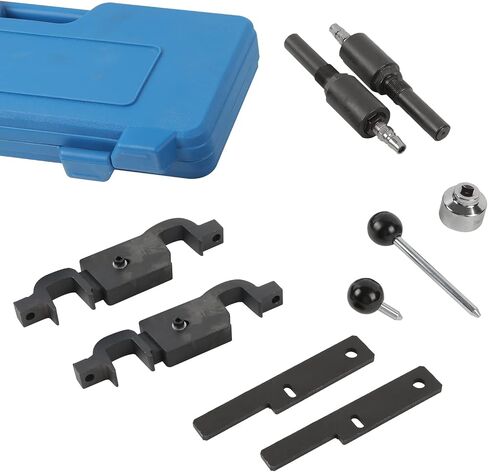 GOGOLO V6 V8 Engine Camshaft Timing Locking Tool Compatible with Porsche Cayenne Panamera 3.6L 4.5L 4.8L Engine Timing Belt Alignment Tensioner Tool Compatible with Audi Q7 9678/9595 in Saudi Arabia