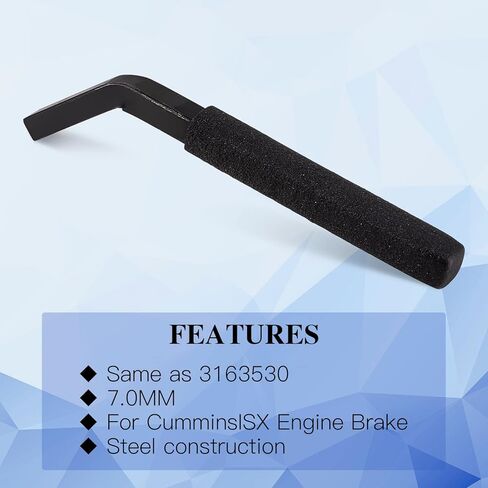 مجموعة أدوات توقيت الكاميرا 3163021 وأداة تعديل فرامل المحرك 3163530 7 مم لمحركات Cummins ISX QSX 2007-2017 مع مجتذب كاميرا الحاقن وحقيبة الحمل in Kuwait