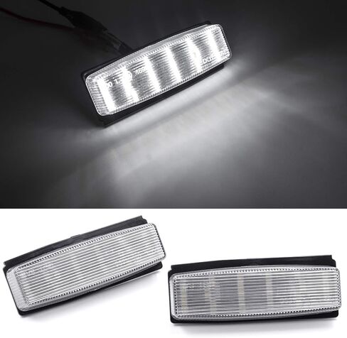 NSLUMO LED License Plate Light Assembly for 2006-2015 Mazda Miata MX-5 NC, OEM Fit Replacement Xenon White 18-SMD Number Plate Led Tag Light in Saudi Arabia