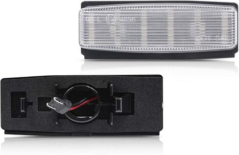 NSLUMO LED License Plate Light Assembly for 2006-2015 Mazda Miata MX-5 NC, OEM Fit Replacement Xenon White 18-SMD Number Plate Led Tag Light in Saudi Arabia