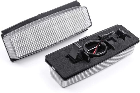 NSLUMO LED License Plate Light Assembly for 2006-2015 Mazda Miata MX-5 NC, OEM Fit Replacement Xenon White 18-SMD Number Plate Led Tag Light in Saudi Arabia