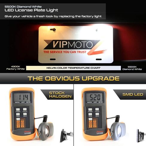 VIPMOTOZ زوج استبدال مجموعة مصابيح لوحة ترخيص LED كاملة SMD من VIPMOTOZ لسيارة Audi A3 A4 A6 A8 S3 S4 S6 S8 Q7 RS4 RS6، 6000K أبيض بارد، مجموعة مكونة من قطعتين in Saudi Arabia