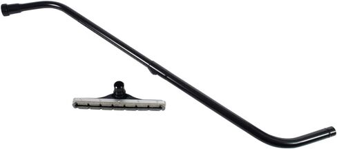 Cen-Tec Systems 94841 Commercial Scalloped Felt Hard Floor Vacuum Attachment with 2-Piece S-Wand, Aluminum in Saudi Arabia