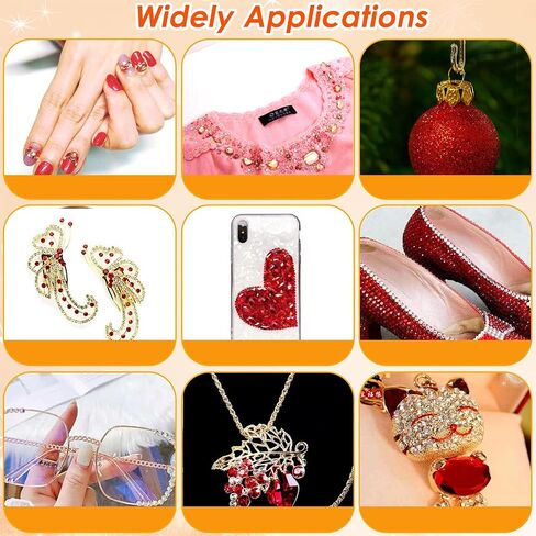 3600Pcs multi-color Rhinestones with 3Pcs b7000 Glue Clear and Rhinestone Picker Tool，bedazzler kit with Rhinestones for Nail Art DIY Jewelry Shoes in Saudi Arabia