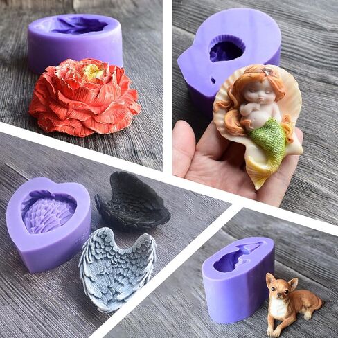 Zdspoxy Silicone Mold Making Kit, Super Elastic Mold Making Silicone Rubber, Liquid Silicone for Mold Making, N.W. 21.16 oz, 1:1 by Volume, Ideal for Casting 3D Silicone Molds Corsican Blue in Kuwait