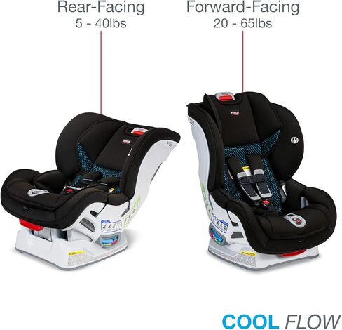 مقعد سيارة بريتاكس ماراثون كليك تايت القابل للتحويل، تدفق بارد، أزرق مخضر in Kuwait