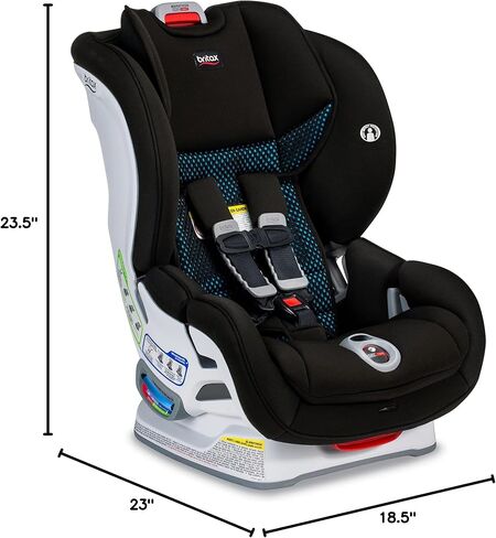 مقعد سيارة بريتاكس ماراثون كليك تايت القابل للتحويل، تدفق بارد، أزرق مخضر in Kuwait