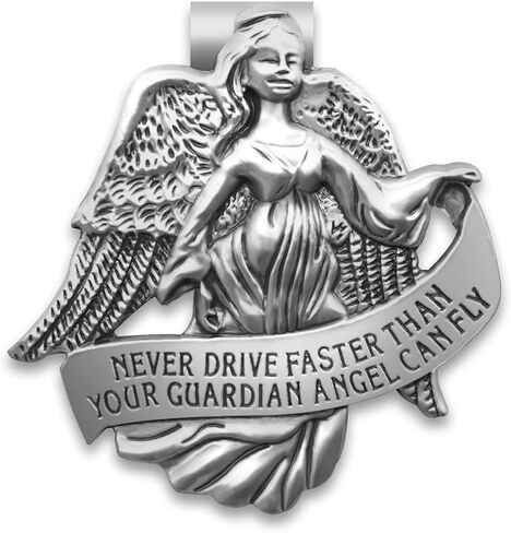 Guardian Angel Visor Clip Car Sun Visor Accessories Bless القيادة الآمنة هدية دينية للمراهقين والأسرة والآباء والأصدقاء والسائق الجديد والقديم (قطعة واحدة) in Saudi Arabia