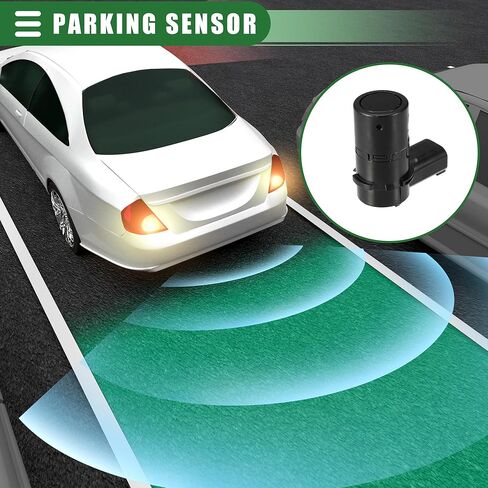 Motoforti عكس النسخ الاحتياطي وقوف السيارات المصد الخلفي بارك مساعدة كائن الاستشعار، لفولفو XC90 2003-2006، ABS، رقم 30765108، أسود، 4 قطع in Kuwait