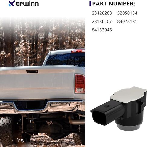 مستشعر مساعد وقوف السيارات PDC من kerwinn 52050134 مستشعر احتياطي لممتص الصدمات متوافق مع كاديلاك، جي إم سي، لبويك سيلفرادو، إسكاليد، سوبربان، تاهو، يوكون XL، سييرا in Kuwait