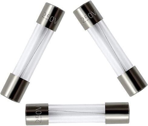 Pack of 10 pcs 500mA F0.5AL Fast-Blow Fuse 0.5A 250V Glass Fuses 0.23 x 1.18 inch / 6 x 30 mm (0.5amp) (F0.5A) in Saudi Arabia