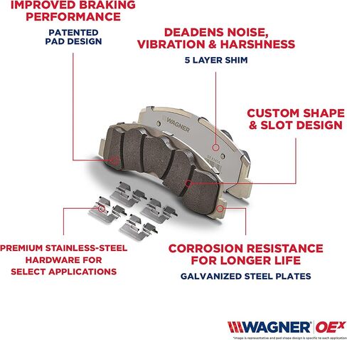 Wagner Brake ThermoQuiet PD1288 Disc Brake Pad Set in Saudi Arabia