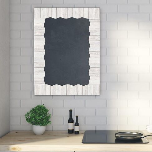 Capoda 24 Pcs Magnetic Borders White Wood Bulletin Board Border Classroom Decorations Magnetic Border Strips Reusable Scalloped Border Trim for Office Whiteboard Chalkboard Back to School Teachers in Saudi Arabia