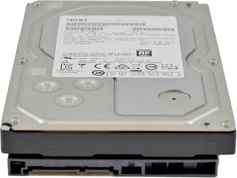 HGST Ultrastar 7K6000 HUS726060ALE610 0F23001 6TB 7200 RPM SATA 3.5in 512E ISE 128MB Cache Enterprise Hard Drive (Renewed) in Saudi Arabia