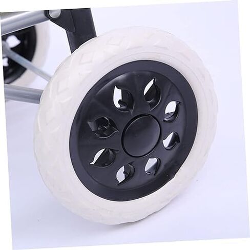 2PCS Black Heavy Duty Shopping Cart Casters Wheels Trolley Cart Wheels Swivel Casters Swivel Caster Wheels Set Luggage Wheel Replacement Suitcase Trolley Wheels in Saudi Arabia