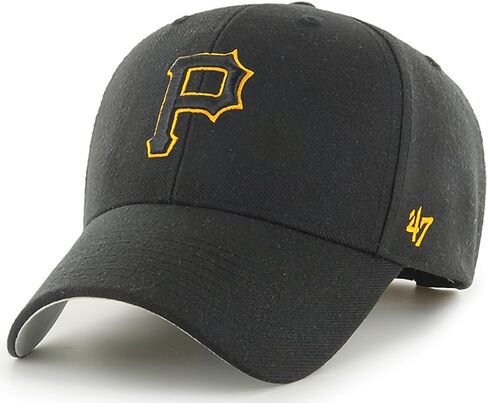 '47 MLB Black White Team Color Primary Logo MVP Adjustable Structure Hat, Adult One Size Fits All in Saudi Arabia