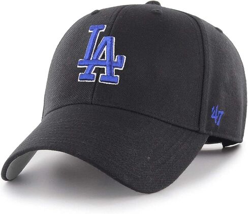 '47 MLB Black White Team Color Primary Logo MVP Adjustable Structure Hat, Adult One Size Fits All in Saudi Arabia