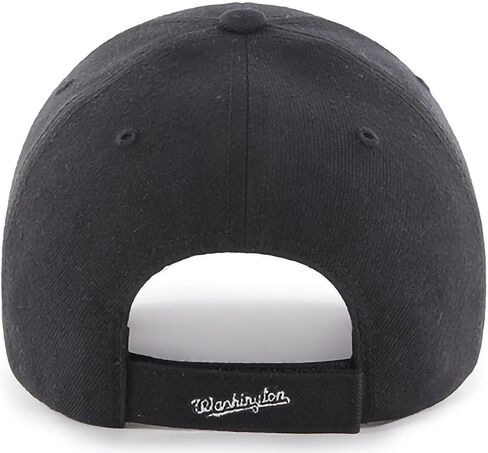 '47 MLB Black White Team Color Primary Logo MVP Adjustable Structure Hat, Adult One Size Fits All in Saudi Arabia