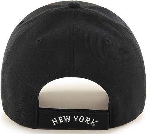 '47 MLB Black White Team Color Primary Logo MVP Adjustable Structure Hat, Adult One Size Fits All in Saudi Arabia
