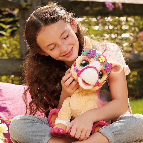 furReal Zenya My Rainbow Zebra Interactive Plush with Accessories, 22-pieces, Pretend Play, Kids Toys for Ages 4 Up by Just Play in Saudi Arabia