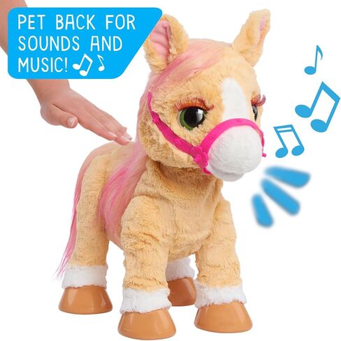 furReal Zenya My Rainbow Zebra Interactive Plush with Accessories, 22-pieces, Pretend Play, Kids Toys for Ages 4 Up by Just Play in Saudi Arabia
