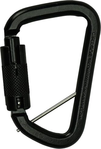 Fusion Climb Tacoma High Strength Auto-Lock Gold Steel Carabiner Clip 50kN for Heavy Duty, Construction, Roofing, Climbing, Camping, hammonk UIAA in Saudi Arabia