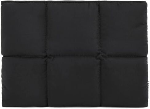Canvaslife Puffy Laptop Sleeve - 13 Inch, 13.5 Inch & 12.9 Inch MacBook Pro Air Compatible - Quilted Puffer Laptop Case for Women (Black) in Saudi Arabia