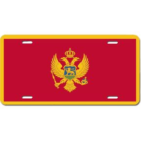 لوحة ترخيص العلم الأوروبي - مقاس كامل 6X12 لمقدمة السيارة، خالية من الصدأ، لوحة ترخيص أمامية سميكة من الألومنيوم، مصنوعة في الولايات المتحدة الأمريكية in Kuwait