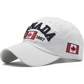Canada Embroidered Men's Baseball Cap Classic Style Unisex Baseball Cap Dad Hat Outdoor Cap in Saudi Arabia