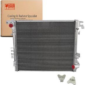 3 Row Aluminum Radiator Compatible with 2018-2022 Jeep Wrangler JL 2.0L 3.0L 3.6L 6.4LMT 2020-2002 Jeep Gladiator 3.0L 3.6L in Kuwait