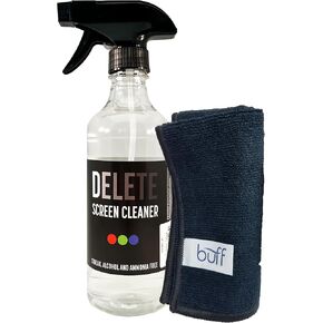 Delete Screen Cleaner Bundle -2oz & 16oz Spray Bottle Bundle | Premium Streak-Free, Alcohol & Ammonia-Free Solution | Gentle & Odorless | Clean and Protect Your Screens in Saudi Arabia
