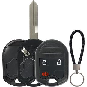 Key Fob Shell Case Replacement for Ford F150 F250 F350 Edge Explorer Expedition Escape Flex Ranger 2008 2009 2010 2011 2012 2013 2014 Keyless Entry CWTWB1U793 3 Button with Keychain in Kuwait