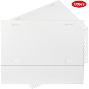 100 قطعة من لوحات الترخيص المؤقتة لتجار السيارات من هومار، 8.5 بوصة × 11 بوصة، لوحة ترخيص فارغة قابلة للطباعة بالليزر ومقاومة للتمزق ومقاومة للماء (1 بيرف / 5 مل) in Kuwait