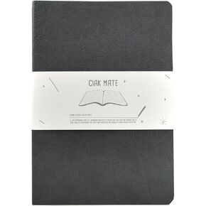 دفتر ملاحظات مسطر من سياك ميت مقاس 15 × 21 سم، رمادي داكن in Kuwait