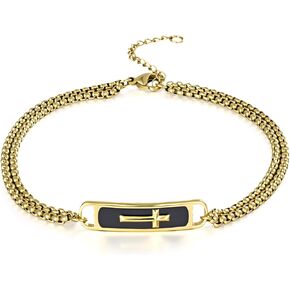 أساور الصليب الصلاة الصفاء 925 الفضة الاسترليني الصليب أساور للرجال هدايا المجوهرات الصلاة الصفاء in Kuwait