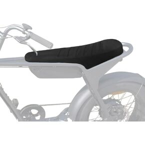 غطاء مقعد بمقبض مخطط غير قابل للانزلاق من Xitomer مناسب لسلسلة Super73 Z (Z1/ZX/Z Miami) - غطاء بديل من جلد PVC مع غطاء مقعد دراجة كهربائية معزز للراحة والتحكم (أسود) in Kuwait