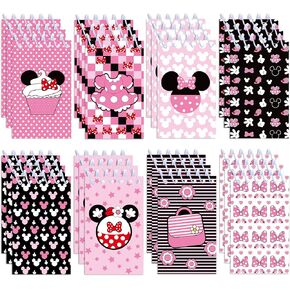 24 Pcs Pink Cartoon Mini Pocket Notebooks 2.36 x 3.94 Inch Mouse Pattern Small Notepads Mouse Them Birthday Party Favors Gift for Office School Teacher Classroom Rewards Supplies in Kuwait