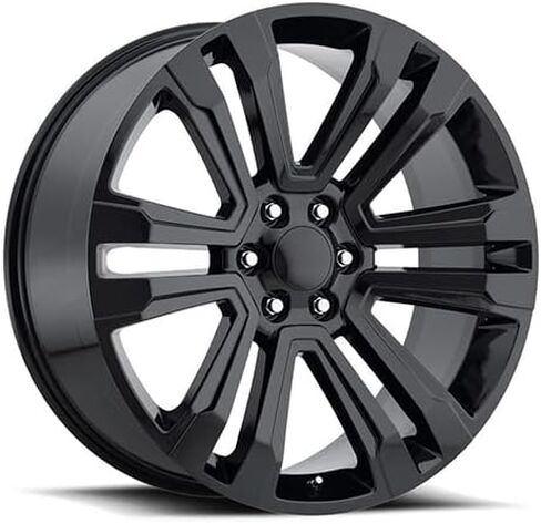 22x9" Size Fits FR 72 Escalade Gloss Black Wheel - 6x5.5" Bolt-Pattern - 24mm Offset - 78.1mm Hub-Size in Saudi Arabia