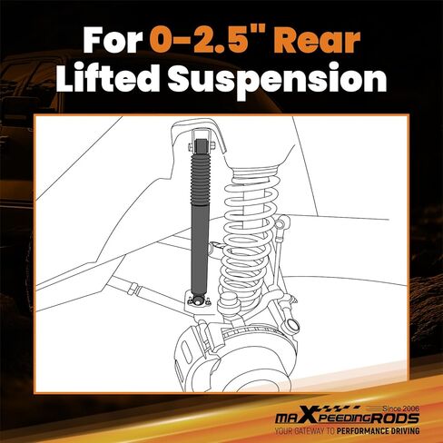 maXpeedingrods 0-2.5" Rear Shocks for 1999-2004 Jeep Grand Cherokee WJ 2WD 4WD, G1 Upgraded Version in Saudi Arabia