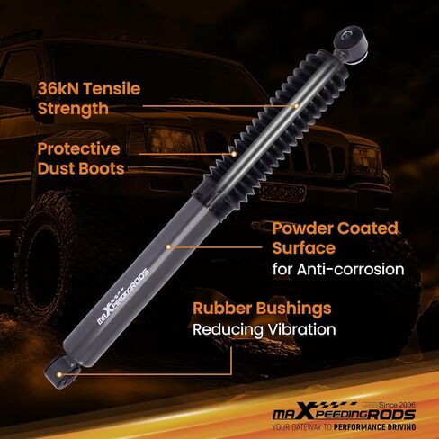maXpeedingrods 0-2.5" Rear Shocks for 1999-2004 Jeep Grand Cherokee WJ 2WD 4WD, G1 Upgraded Version in Saudi Arabia