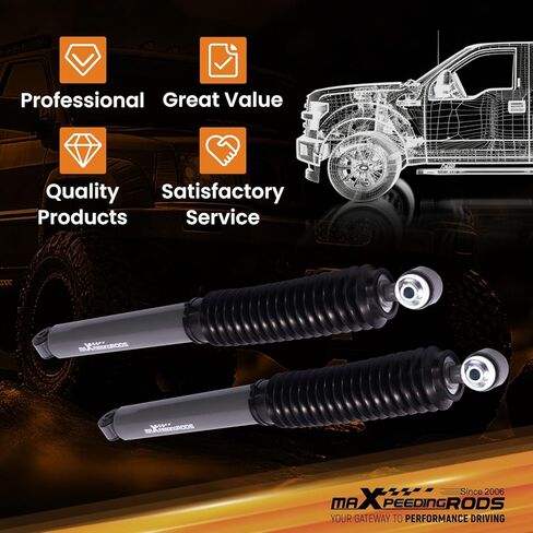maXpeedingrods 0-2.5" Rear Shocks for 1999-2004 Jeep Grand Cherokee WJ 2WD 4WD, G1 Upgraded Version in Saudi Arabia
