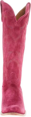 حذاء Macie Bean النسائي If Karlee Were A Cowgirl 15 باللون الوردي الفاقع من جلد الغزال العلوي لراعية البقر in Kuwait